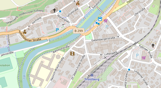 Trainings-Location auf Karte