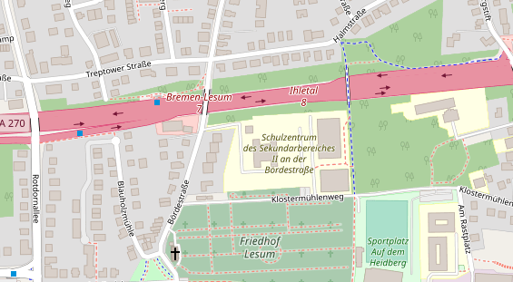 FitnessStudio auf Satellitenbild