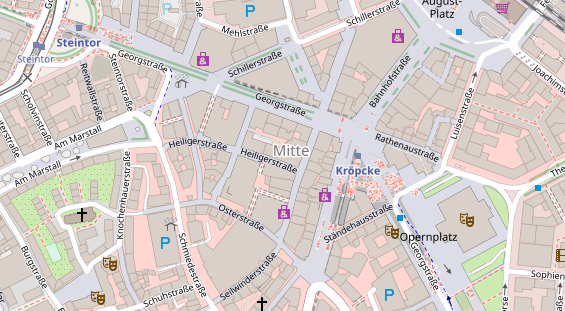 FitnessStudio auf Satellitenbild