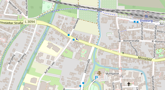 FitnessStudio auf Satellitenbild