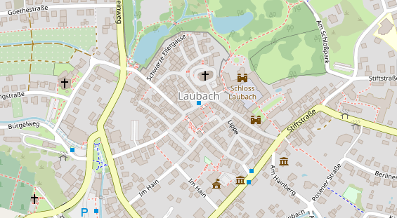 FitnessStudio auf Satellitenbild