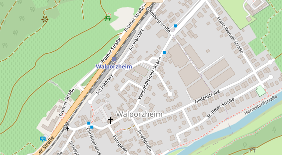 FitnessStudio auf Satellitenbild