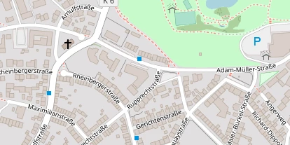 FitnessStudio auf Satellitenbild