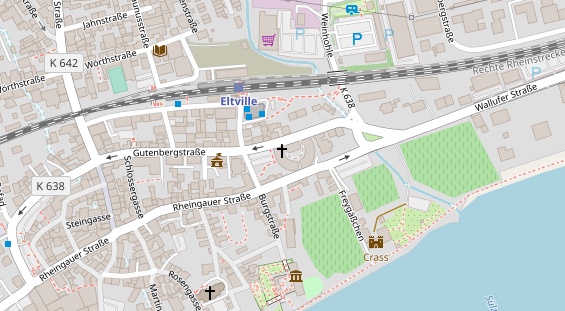 FitnessStudio auf Satellitenbild