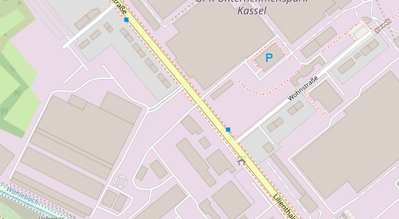 FitnessStudio auf Satellitenbild