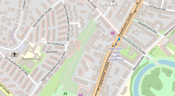 FitnessStudio auf Satellitenbild