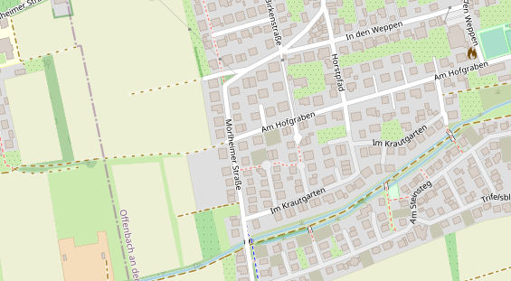 FitnessStudio auf Satellitenbild