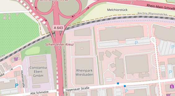 FitnessStudio auf Satellitenbild