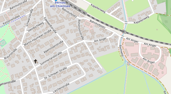 FitnessStudio auf Satellitenbild