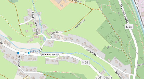 FitnessStudio auf Satellitenbild