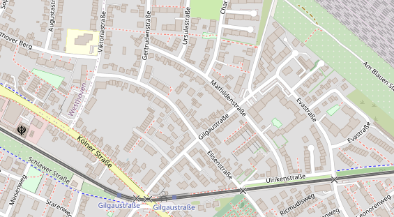 FitnessStudio auf Satellitenbild