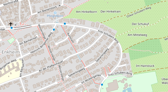FitnessStudio auf Satellitenbild