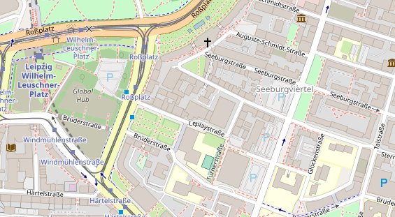 FitnessStudio auf Satellitenbild