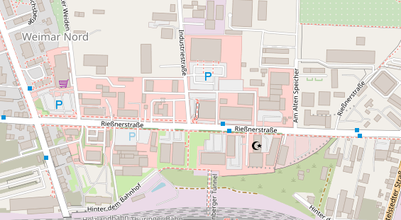 FitnessStudio auf Satellitenbild