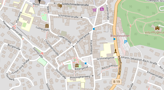 FitnessStudio auf Satellitenbild