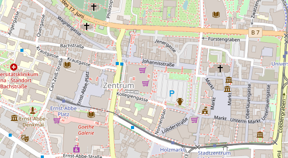 FitnessStudio auf Satellitenbild