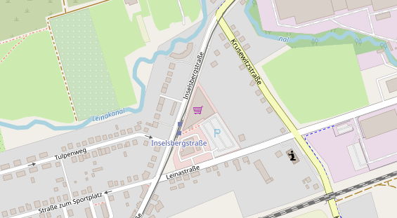 FitnessStudio auf Satellitenbild