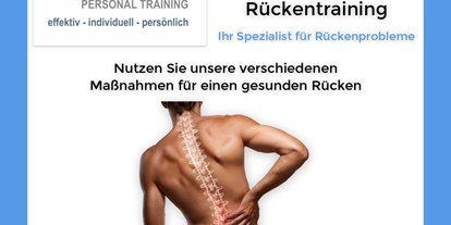 FitnessStudio Suche - 1:1 Betreuung - Paderborn - Rückentraining - Dirk Plogsties